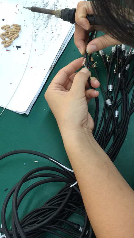 Kamera-Verbindungs-Kabel 2 Pin Lemo zu 2 Pin Lemo für einen Teradek-Bolzen