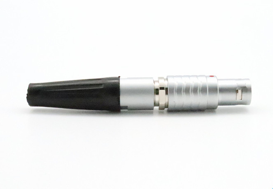 Kabel-Verbindungsstücke 4pin FGB.1B.304 Lemo, die Stempel B 60degree mit weiblichen Stiften befestigen