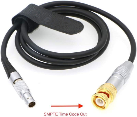 Zeit-Code Lemo 5 Pin Male To BNC SMPTE aus Kabel für ARRI Mini Sound Devices
