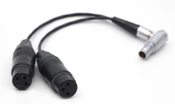Atomos Lemo 10 Pin zu XLR 3 Pin weiblicher Stecker Breakout Audio-Eingangskabel für Shogun Monitor Recorder