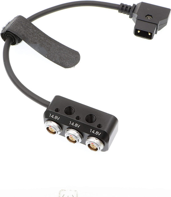 1 bis 3 Mini Power Splitter Box ARRI Teradek Kabel 26cm D Tipp Movi Pro Movi Pro AUX Port zu 3 Stück 2 Pin weibliche Box