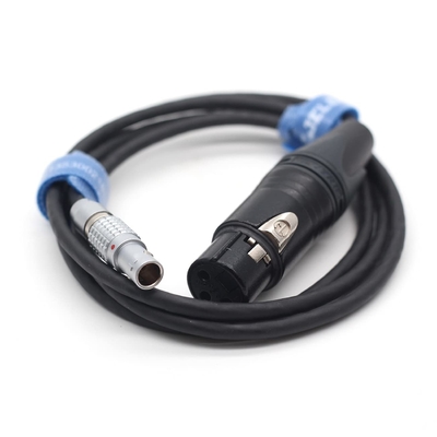 45cm Alexa Mini Audio In Kabel XLR 3 Pins zu Lemo 0B 6 Pins Männlicher Audio Port Doppelspur Linie In