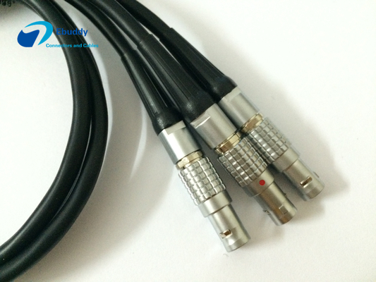 Kundenspezifischer Kabel-Service 3 Pin Fischer zu 0B 2 Pin Lemo für Bartech/Teradek