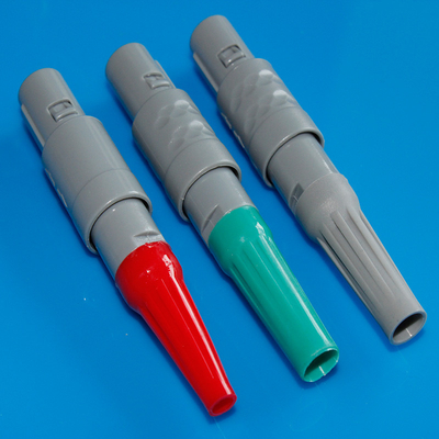 2-14 Redel rundsteckverbinder Pin Plastikpag-Ärmel-medizinische Kabel-Verbindungsstücke für Patientenmonitor