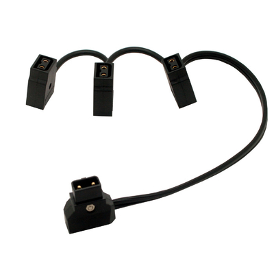 D-Hahn/Powertap-Kamera-Stromversorgungs-Verbindungen verkabeln Mann des D-Hahn-1 bis das 3 Frau-Kabel