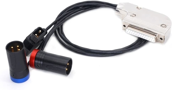 DB25 Lectrosonics Wisycom Audio LTD Empfänger DB25 weibliche Schnittstelle Audio-Ausgabe Dtap XLR 3Pin Stromversorgung Kabel