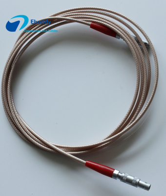 Kundenspezifische Stromkabel LEMO FFA 00 der Ultraschallsonden-C5-C5 250 Signalübertragung des Verbindungsstück-RG316