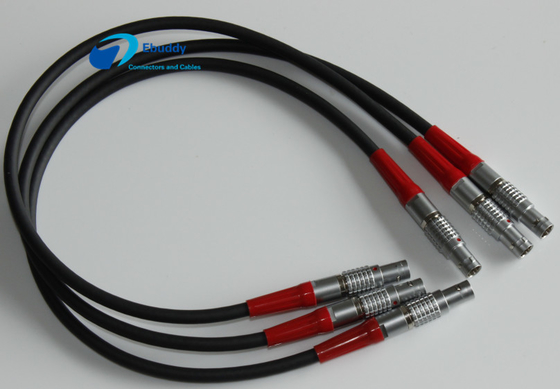 Kundenspezifische Stromkabel Silikon /TPE/PVC Lemo 00B 0b 1B 2B 2-32 1-jährige Garantie Pin