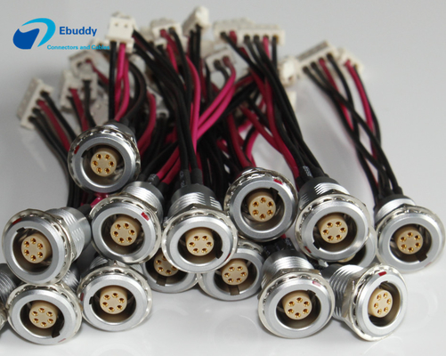 Serien-kundenspezifische Stromversorgung Lemo B verkabelt EI 0B 1B 2B 6 Pin zu Molex-Art