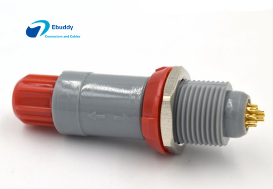 Medizinische Plastikrundsteckverbinder-Sockel Redel kompatible 1P 14 befestigende Frau Pin 2