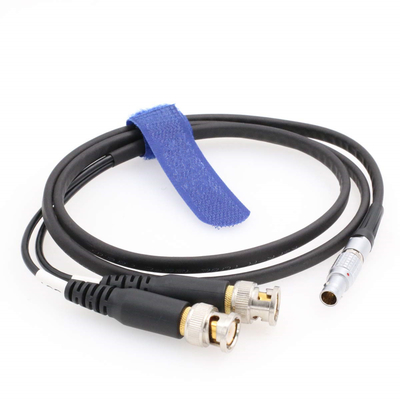 kaufen Klanggeräte XL-LB2 0B 5-Pin-Rechtswinkel auf Doppel-BNC-Zeitcode Eingabe-Ausgabe Kabel 60cm online manufacture