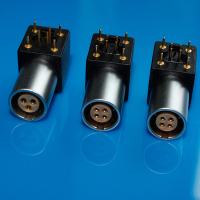 kaufen Ellbogen 4pin 90 kompatible Größe des Verbindungsstücks EPG 0B/1B/2B/3B gedruckter Schaltung Grad PWB-Verbindungsstück Lemo 4pin on-line-Fertigung