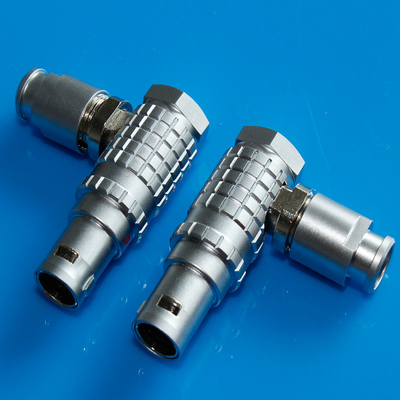 kaufen Rechtwinklige kompatible Verbindungsstücke Lemo FHG stoßen Gegentaktrundsteckverbinder 2pin --- multi Stecker des Pfostens 26pin online manufacture