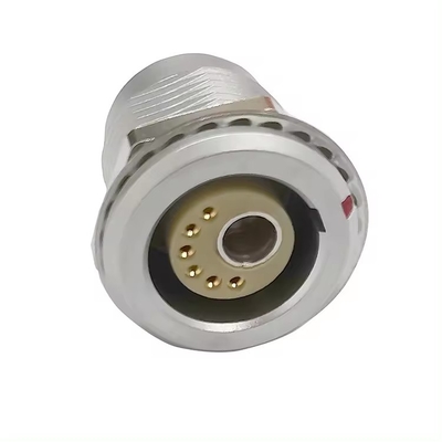 kaufen Medizinischer Push-Pull-Anschluss Lemo EGG FGG 2B 6+1 Metall 6 Signal 1 Flüssigkeitseingabe medizinisches Panel Montageanschluss on-line-Fertigung