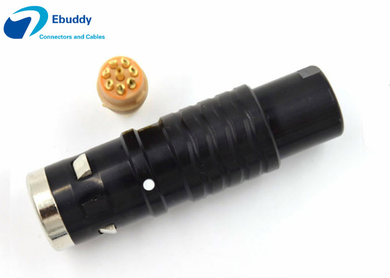 kaufen Wasserdichter Stecker 8pin IP68 Lemo K Reihen-1K 308 mit schwarzer Farbe FGG.1K.308.CLAC on-line-Fertigung