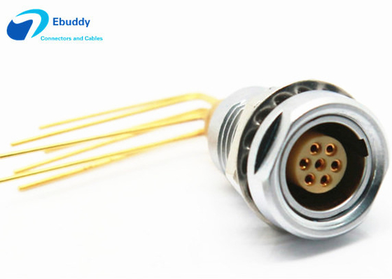 kaufen Kreis-Stiftflanschdose des Lemo-Kabel-Verbindungsstück-mehradrige push-pull-Steckverbinder-7 on-line-Fertigung
