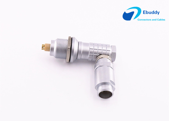 kaufen Reihe FHG der Lemo-Faser-Optikverbindungsstück-K rechtwinkliger 6 Pin-Ellbogen-Stecker FHG.0K.3026.CLAC online manufacture