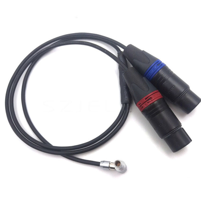 kaufen Winkel 00B 5pin Arri Alexa Mini Audio Cable Lemo Right zu weiblichem 2* XLR 3 Pin Cable on-line-Fertigung