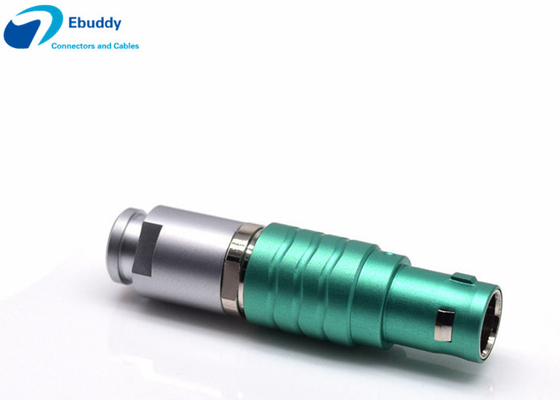kaufen Reihen-Verbindungsstück-kundenspezifischer Kreisstecker FGG 1B 10 Pin Male Connector grüne Farbe-Lemo B on-line-Fertigung