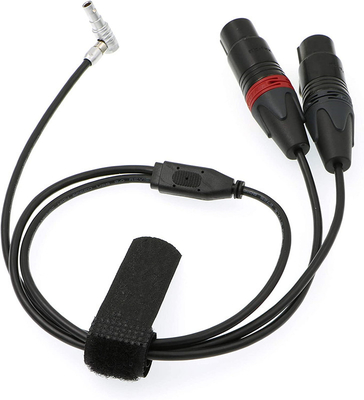 Lemo 5 Pin Male bis zwei XLR 3 Pin Female Camera Audio Cable für Z Nocken E2