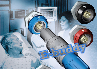 Reihe REDEL P Plastik-Lemo-Kabel-Verbindungsstück für medizinisches Verbindungsstück Industrie Endoscope