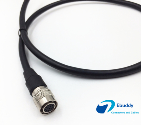 Verbindungsstück-Kamera-Verbindungs-Kabel HR10A-10P-12S  12pin zu fliegendem Kabel
