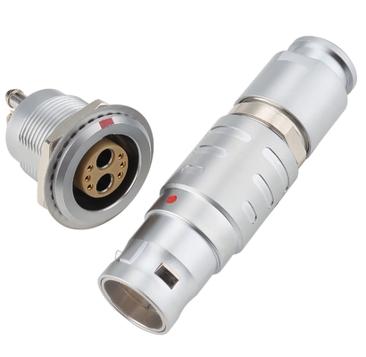 M18 Hybrid elektrisch-pneumatischer Stecker 6 Signale + 2 fluidische Steckdosen und Steckdosen FGG/EGG